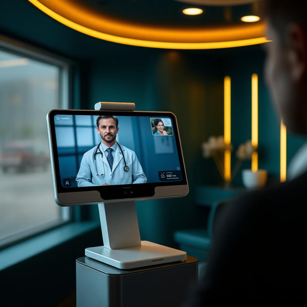 Discreet telemedicine consult